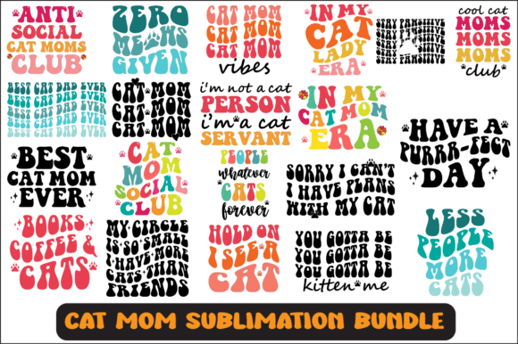 Cat Mom Svg Sublimation Design Bundle Review