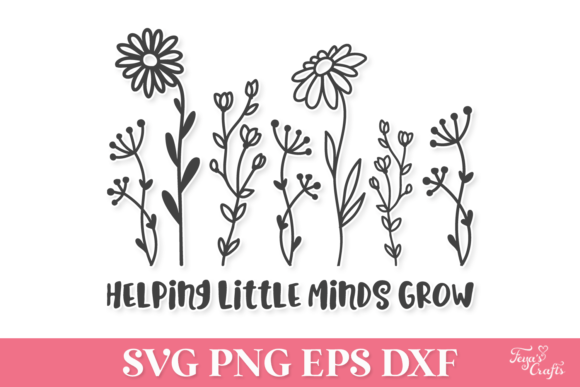Helping Little Minds Grow SVG