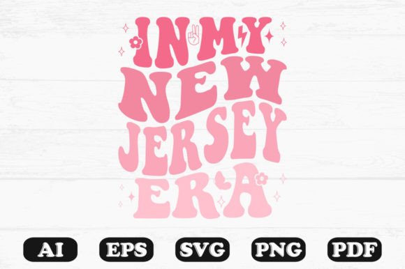 My New Jersey Era Retro Wavy Svg