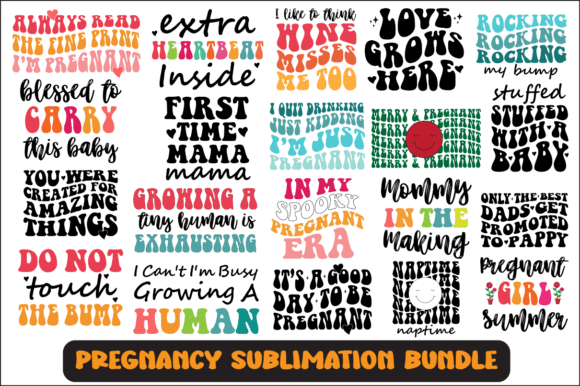 Pregnancy SVG Sublimation Design Bundle Review for Real Projects