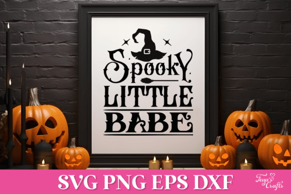 Spooky Little Babe Halloween SVG